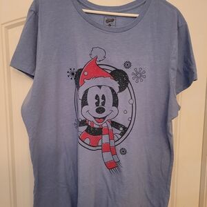 Old Navy Collectabilitees Light Blue T-Shirt
